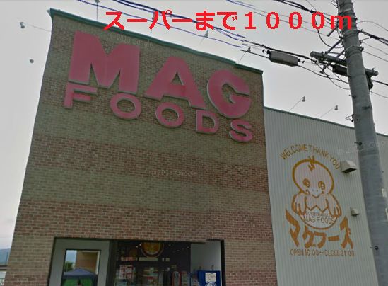 Supermarket. 1000m to Magufuzu (super)