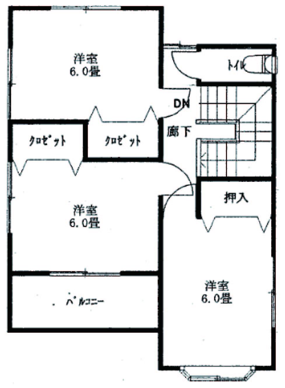 Floor plan. 25,800,000 yen, 4LDK, Land area 166.16 sq m , Building area 105.57 sq m 2 floor