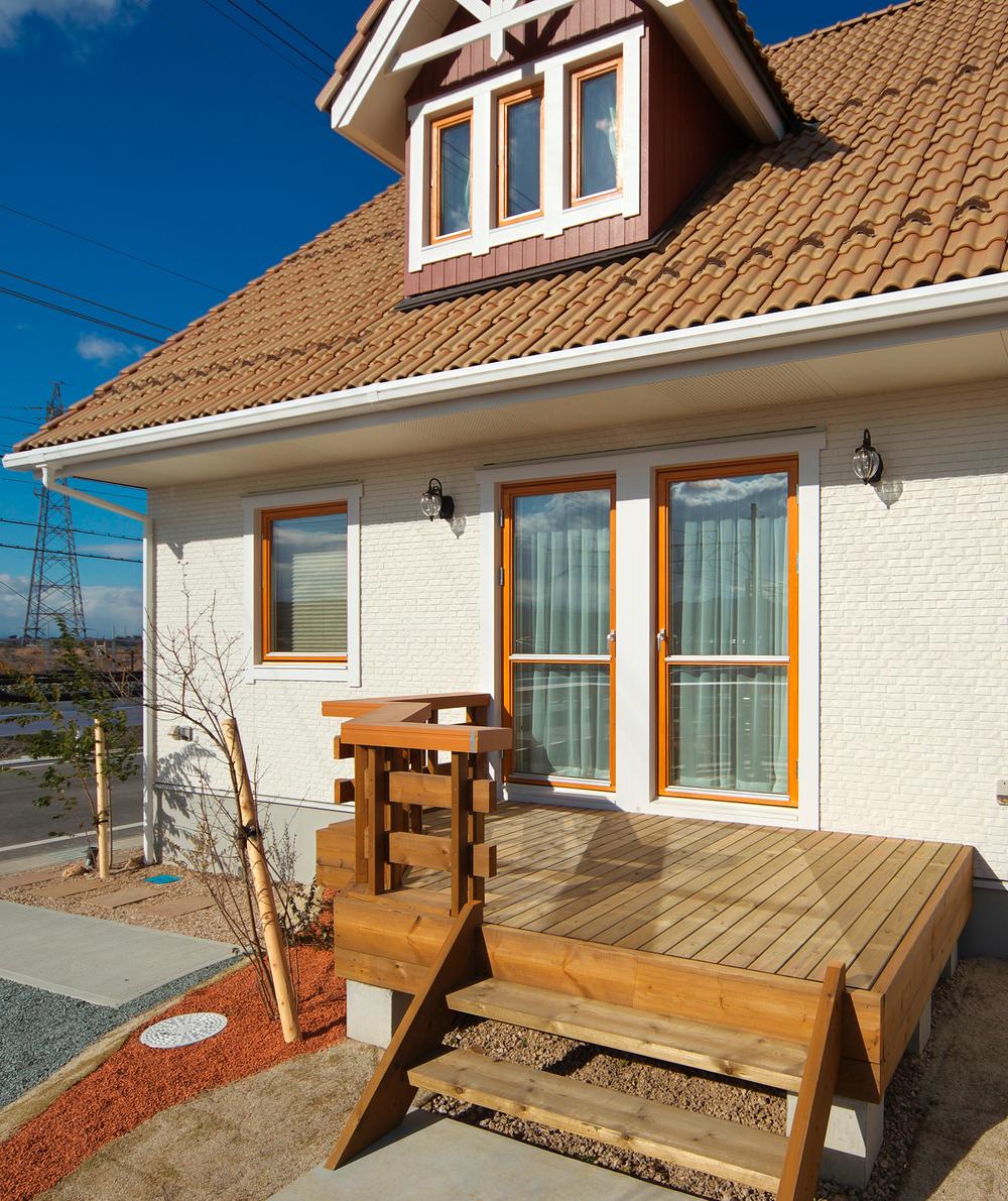 Balcony. Day preeminent wood deck is like a second living room. Or family and friends and the BBQ is Why?
