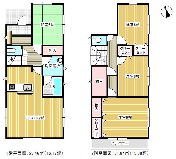 Floor plan. 26,900,000 yen, 4LDK + S (storeroom), Land area 143.8 sq m , Building area 105.3 sq m