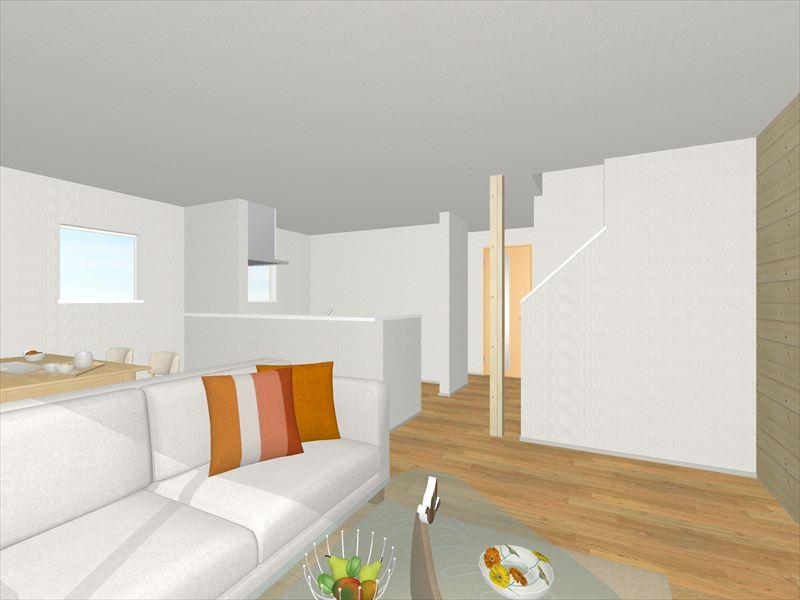 Rendering (introspection). Building B living image