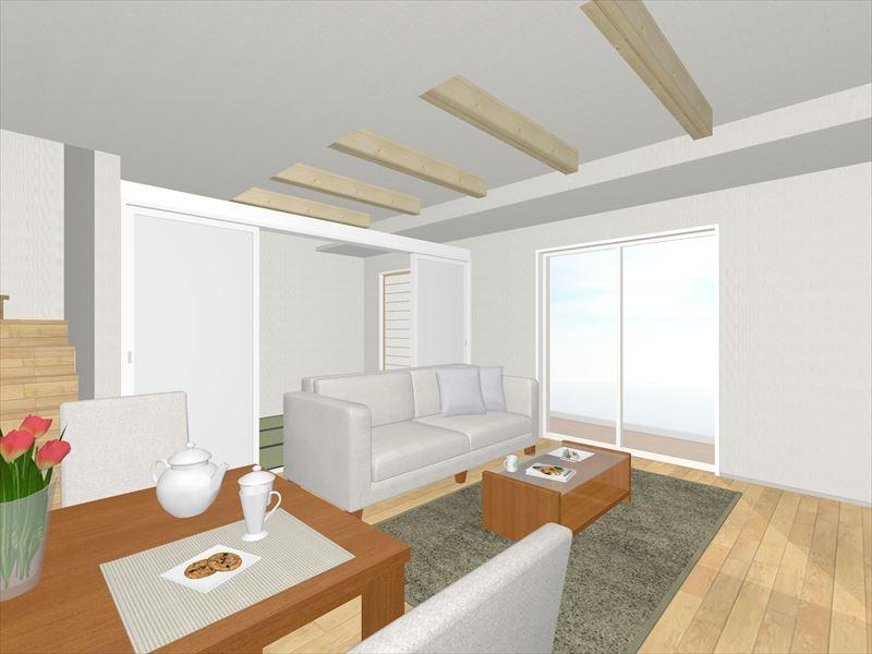 Rendering (introspection). Building C living image