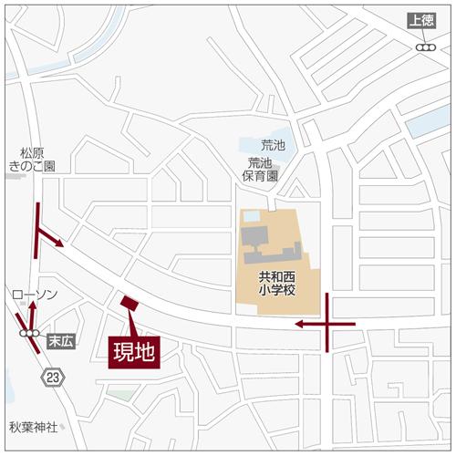 Local guide map. Detail view