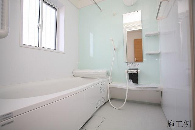 Bathroom. Example of construction