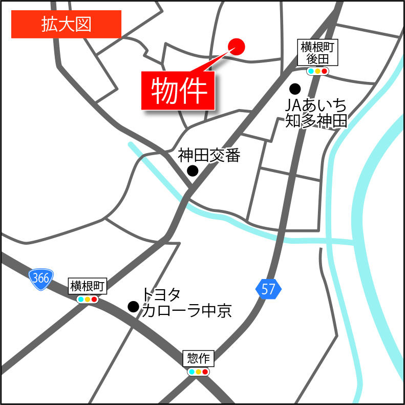 Local guide map. Obu Yokone cho Ishimaru 120-1