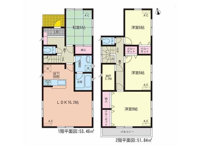 Floor plan. 28,900,000 yen, 4LDK+S, Land area 143.8 sq m , Building area 105.3 sq m floor plan