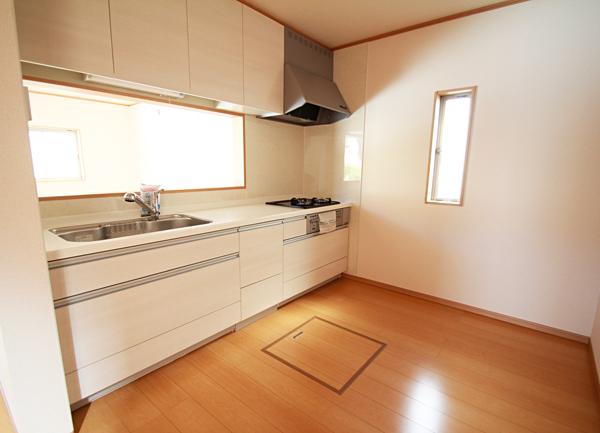 Kitchen. Spacious kitchen space. The dishes I will happily (local October 2013 shooting)