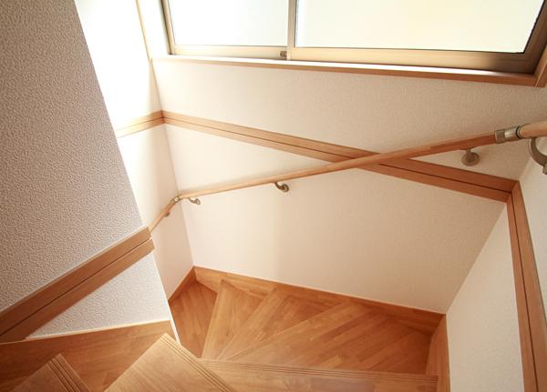 Other introspection. Little decoration stylish staircase (local October 2013 shooting)