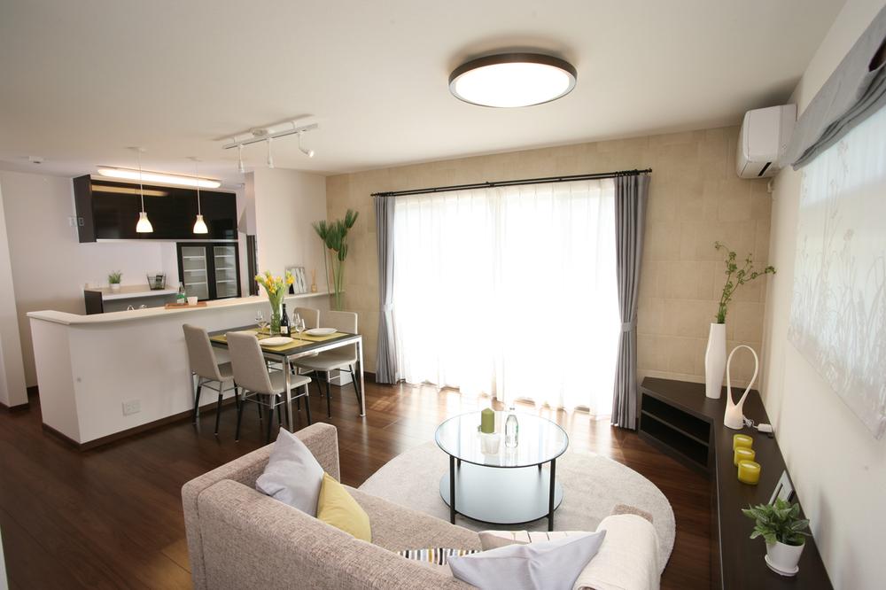 Model house photo. Just & Fit model house (living room ・ dining)