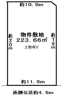 Compartment figure. Land price 13 million yen, Land area 223.66 sq m