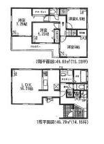 Floor plan. (1 Building), Price 29,800,000 yen, 4LDK, Land area 115.71 sq m , Building area 96.48 sq m