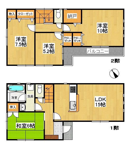Floor plan. 27,900,000 yen, 4LDK, Land area 140.91 sq m , Building area 100.03 sq m