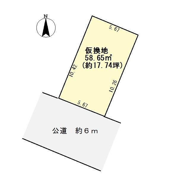 Compartment figure. Land price 11.2 million yen, Land area 58.65 sq m