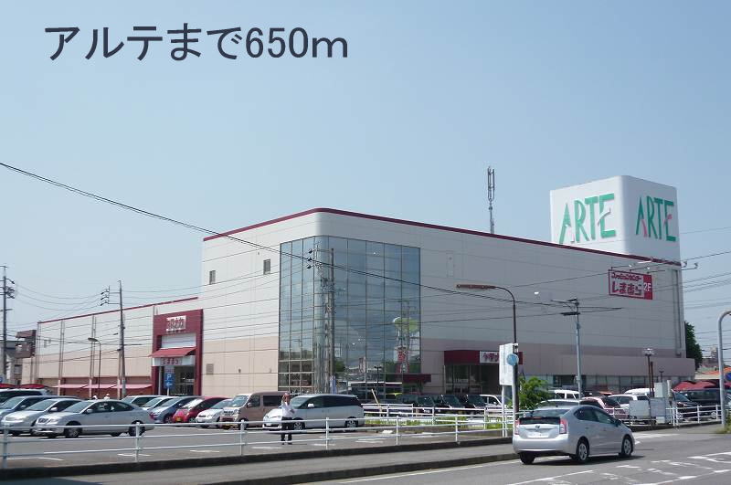 Shopping centre. 650m until Arte (shopping center)