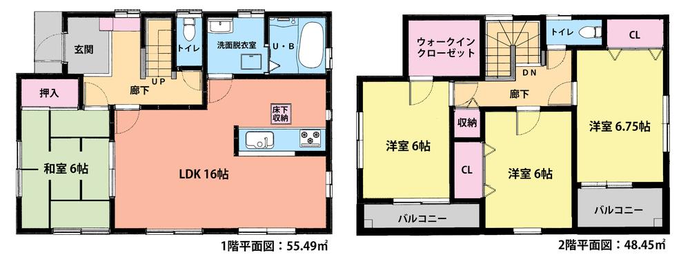 Floor plan. (11 Building), Price 35,800,000 yen, 4LDK, Land area 135.51 sq m , Building area 103.92 sq m