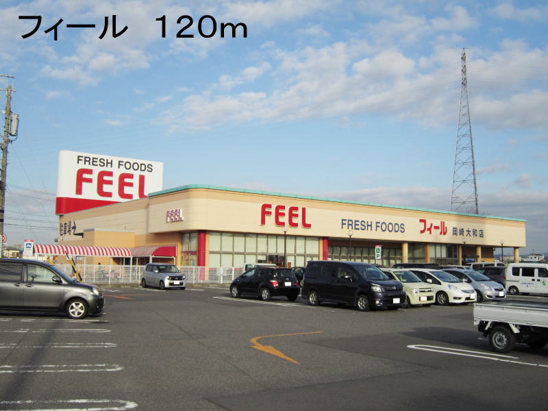 Supermarket. 120m to feel (super)