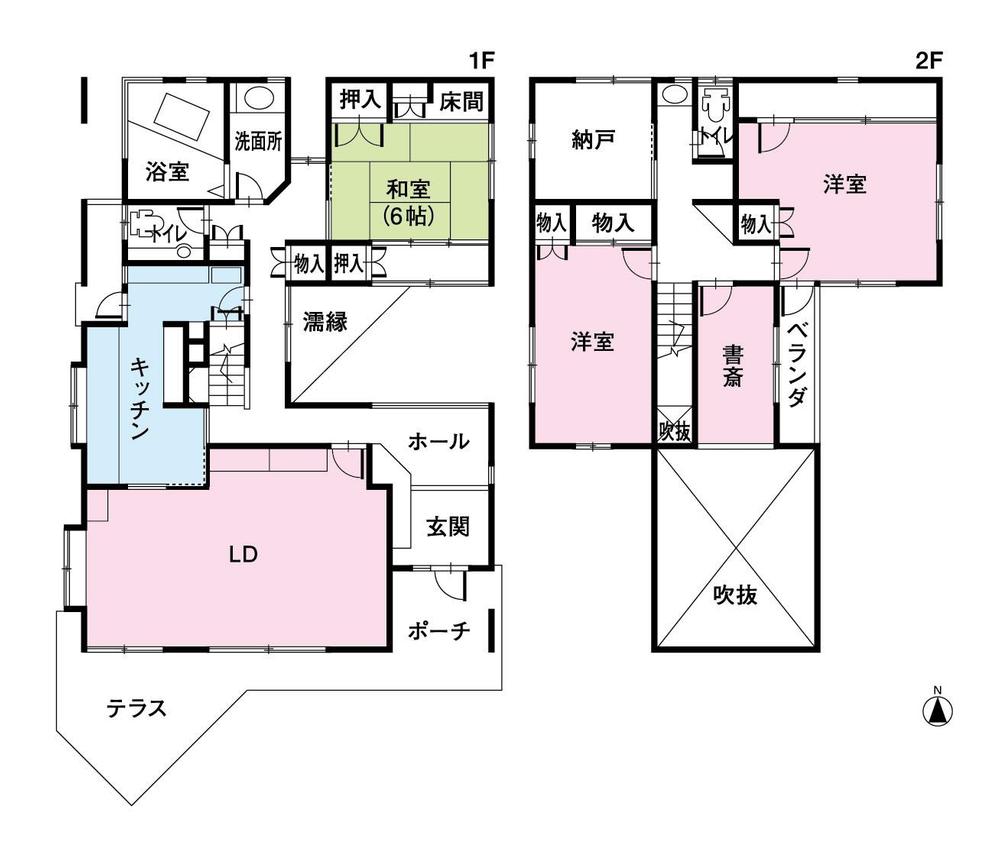 Floor plan. 43 million yen, 3LDK + 2S (storeroom), Land area 280.09 sq m , Building area 156.47 sq m