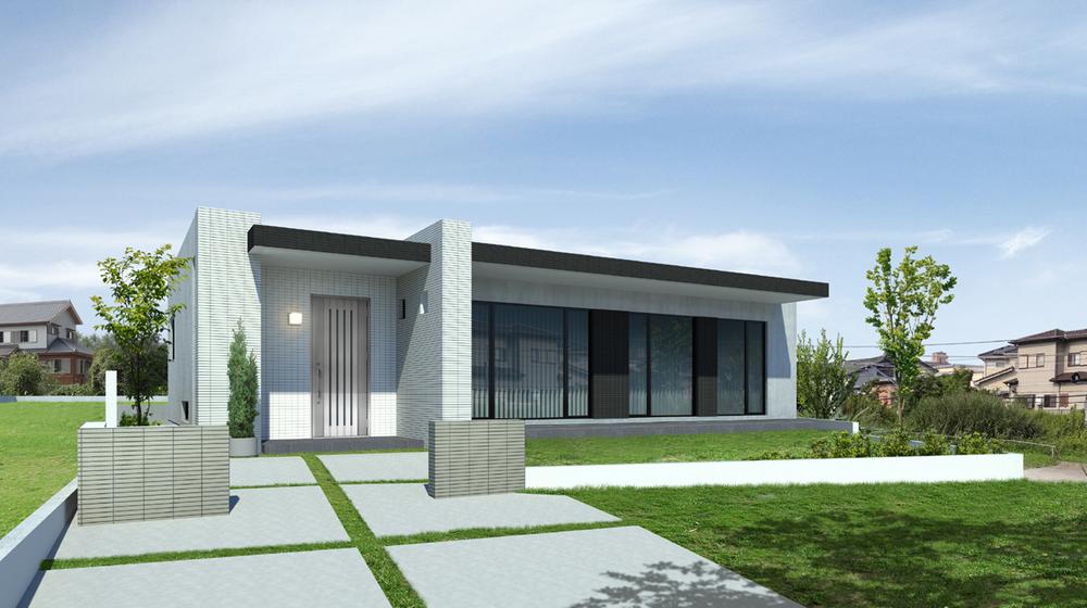 Rendering (appearance). Building A, Complete image CG