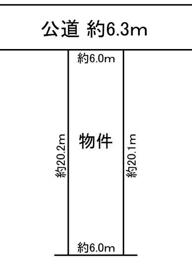 Compartment figure. Land price 19,800,000 yen, Land area 122.56 sq m