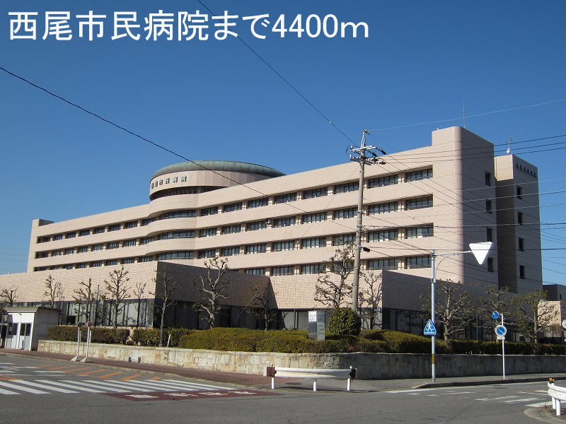 Hospital. Nishioshiminbyoin until the (hospital) 4400m