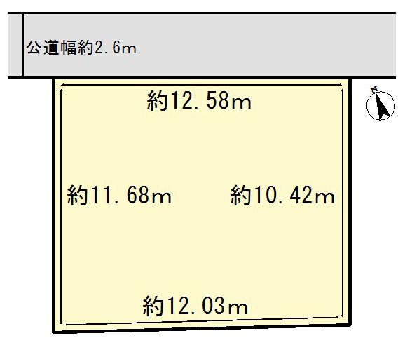 Compartment figure. Land price 13.2 million yen, Land area 131.81 sq m