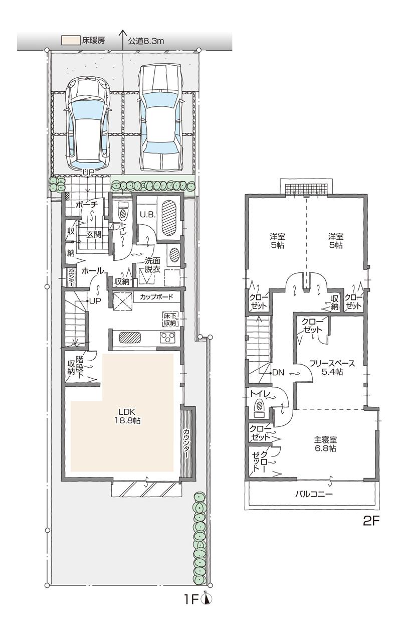 Floor plan. Wide-area view