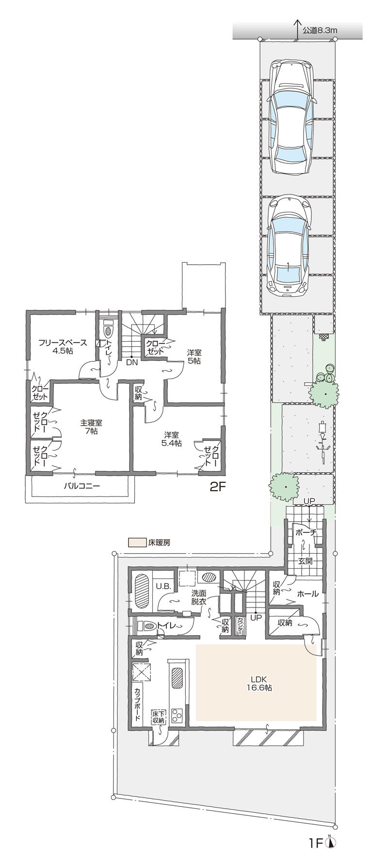 Floor plan. Wide-area view