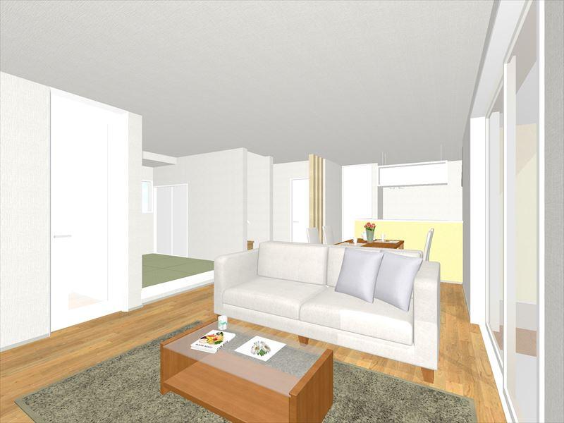 Rendering (introspection). Building C living image