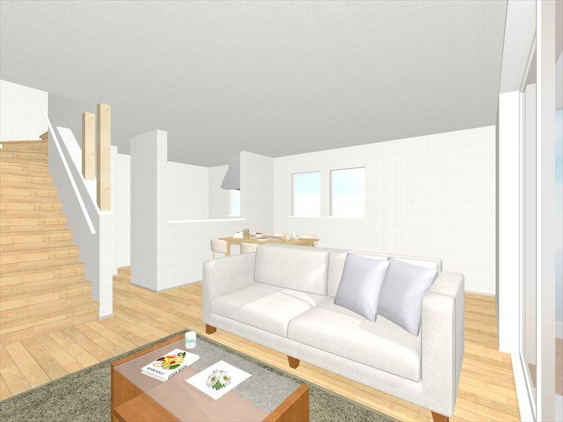 Rendering (introspection). Building D living image