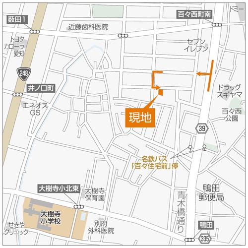 Local guide map. Detail view