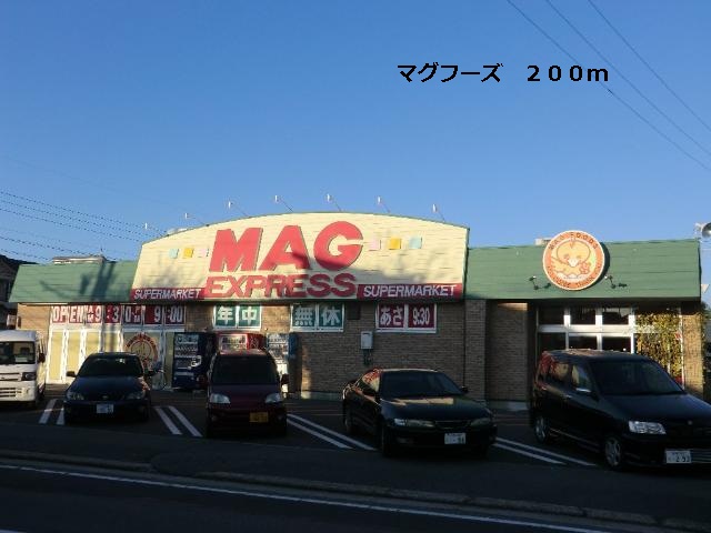 Supermarket. 200m to Magufuzu (super)