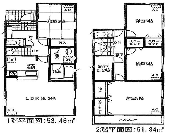 Floor plan. (4 Building), Price 22,900,000 yen, 3LDK+S, Land area 161.65 sq m , Building area 105.3 sq m
