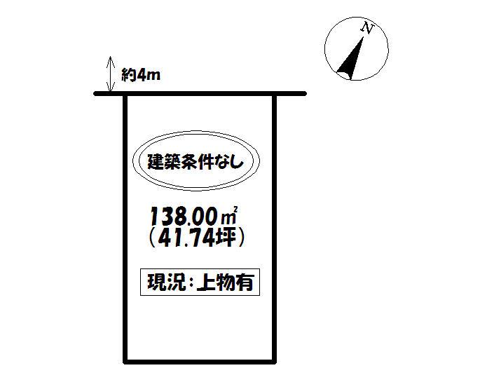 Compartment figure. Land price 18,800,000 yen, Land area 138 sq m