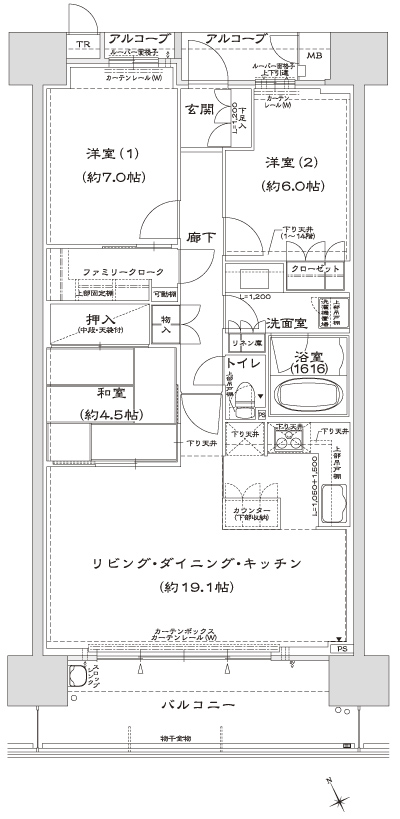 Floor: 3LDK, occupied area: 82.16 sq m, Price: 30,375,000 yen ~ 30,900,000 yen