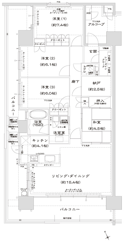 Floor: 4LDK + N, the occupied area: 101.18 sq m, Price: 38,145,000 yen ・ 41.4 million yen