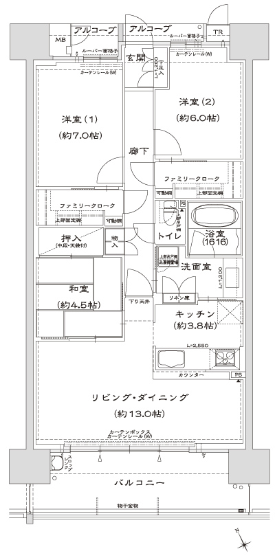 Floor: 3LDK, occupied area: 82.61 sq m, Price: 30,530,000 yen ~ 32 million yen