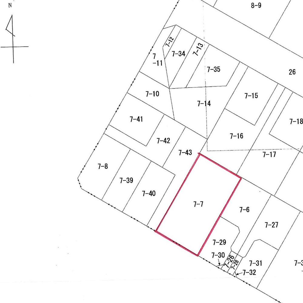 Compartment figure. Land price 43,290,000 yen, Land area 370 sq m