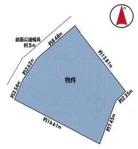 Compartment figure. Land price 5 million yen, Land area 198 sq m