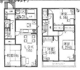 Floor plan. (1 Building), Price 28.8 million yen, 4LDK, Land area 127.88 sq m , Building area 99.39 sq m
