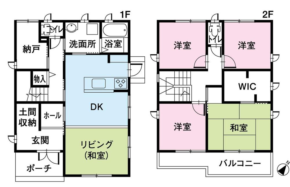 Floor plan. 38,900,000 yen, 4LDK + S (storeroom), Land area 154.9 sq m , Building area 118 sq m