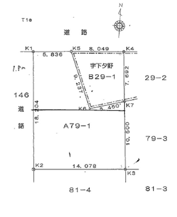 Compartment figure. Land price 23 million yen, Land area 254.45 sq m