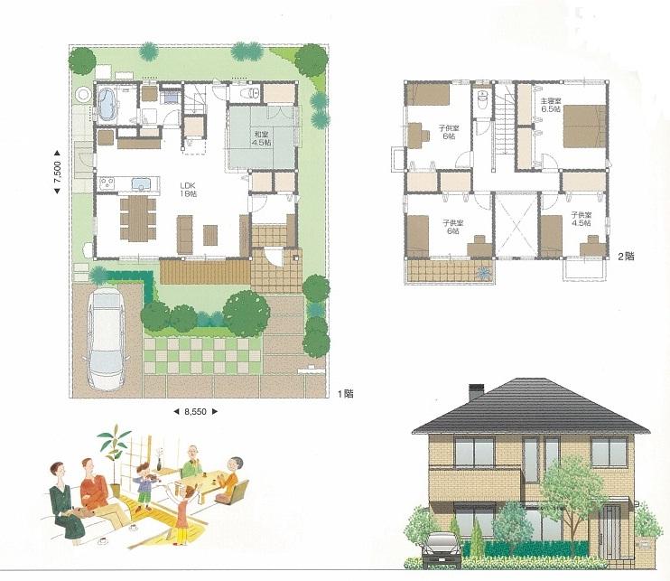 Other building plan example. Total floor area 122.16 sq m