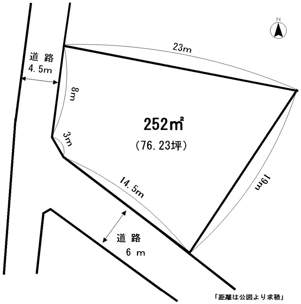 The entire compartment Figure. Land plan view