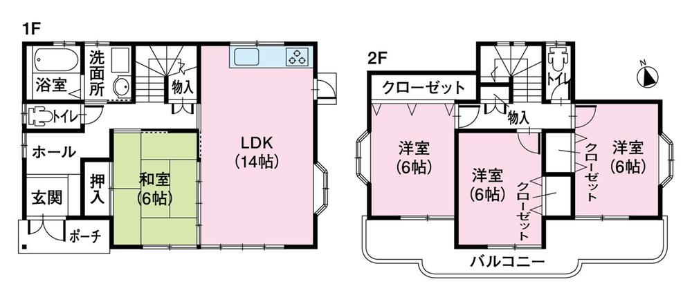 Floor plan. 28,300,000 yen, 4LDK, Land area 165.84 sq m , Building area 99.53 sq m
