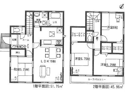 Floor plan. 29.5 million yen, 4LDK, Land area 161.57 sq m , Building area 97.72 sq m