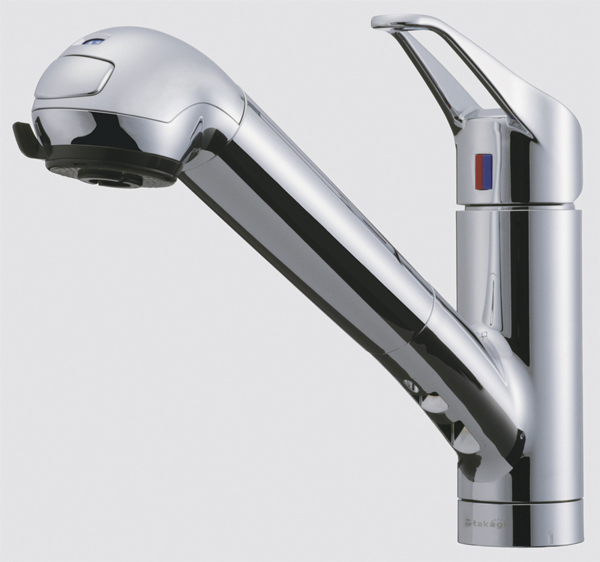 Kitchen.  [Water purifier built-in shower faucet] Switching and water adjustment of hot and cold water, Kitchen faucet you can do with a simple lever operation. Is a water purifier built-in at any time delicious water can be used (same specifications)