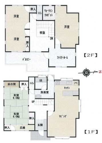 Floor plan. 39,800,000 yen, 5LDK + S (storeroom), Land area 331.87 sq m , Building area 170.2 sq m