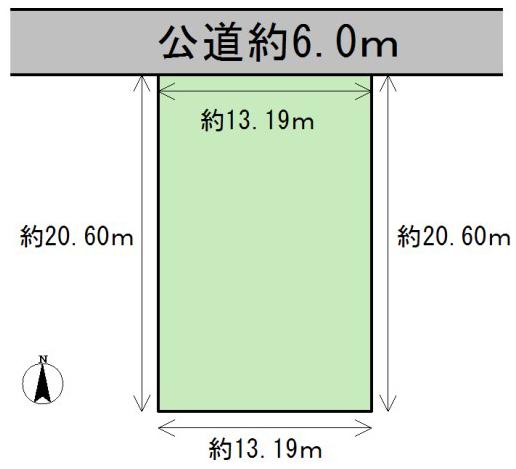 Compartment figure. Land price 47,700,000 yen, Land area 271 sq m