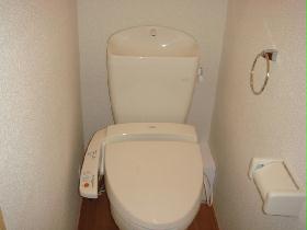 Toilet. Toilet with hot water cleaning function.