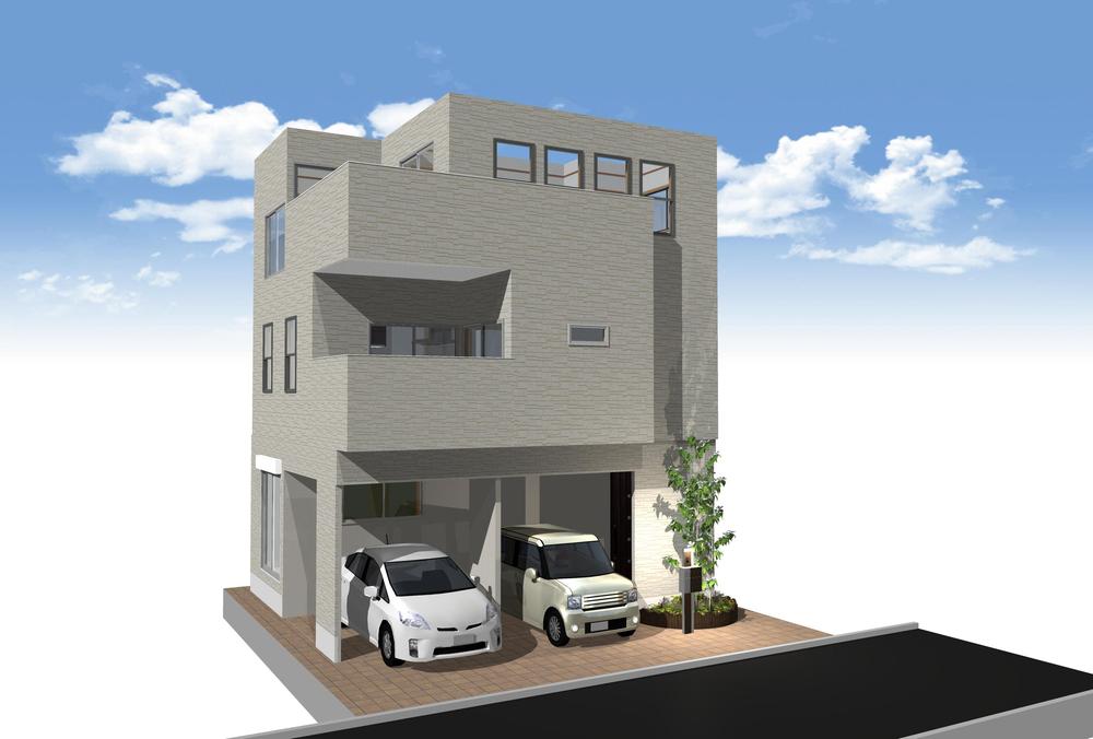 Building plan example (Perth ・ appearance). Building plan example B compartment  Building price about 21.5 million yen, Building area 121.18 sq m